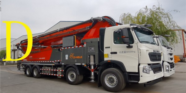 一臺泵車是如何將水泥泵送上去的？